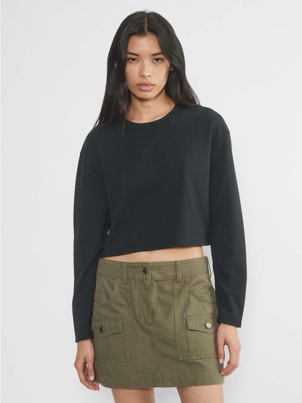 Aritzia Sunday Best Baby Waffle Longsleeve Relaxed waffle-knit longsleeve